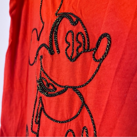 Disney Parks Disneyland Red Mickey Mouse Womens Tank Top XS Sleeveless - Picture 4 of 8